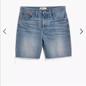 NWT Madewell High-Rise Denim Mid-Length Short 30